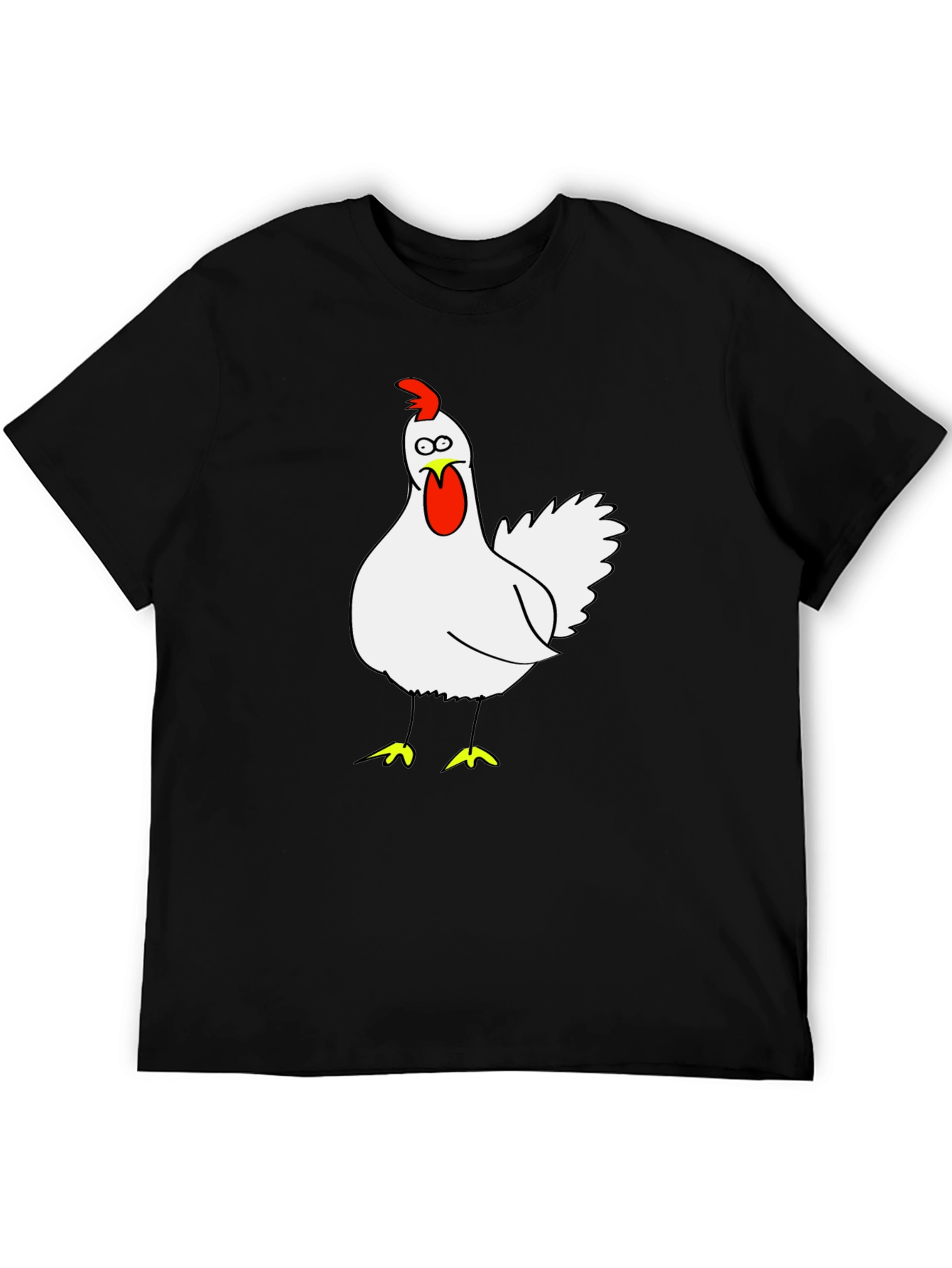 Funny Chicken Graphic T-Shirt - Quirky Tee