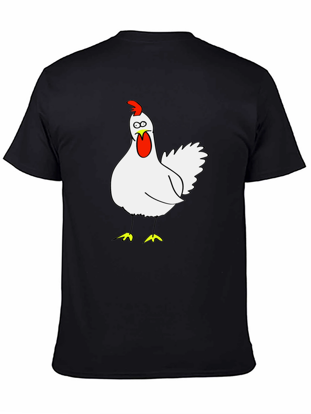 Funny Chicken Graphic T-Shirt - Quirky Tee