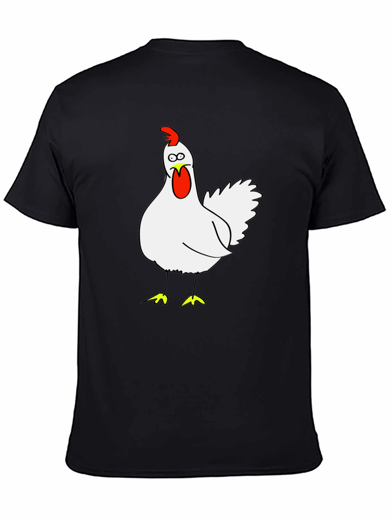 Funny Chicken Graphic T-Shirt - Quirky Tee