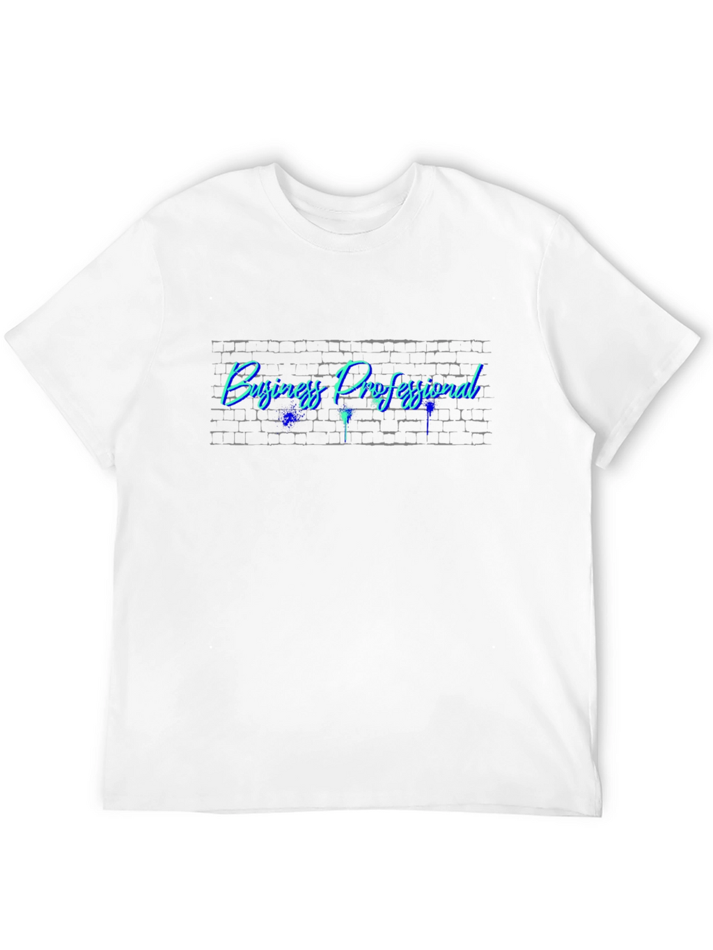 Business Professional Neon Brick Wall Tee