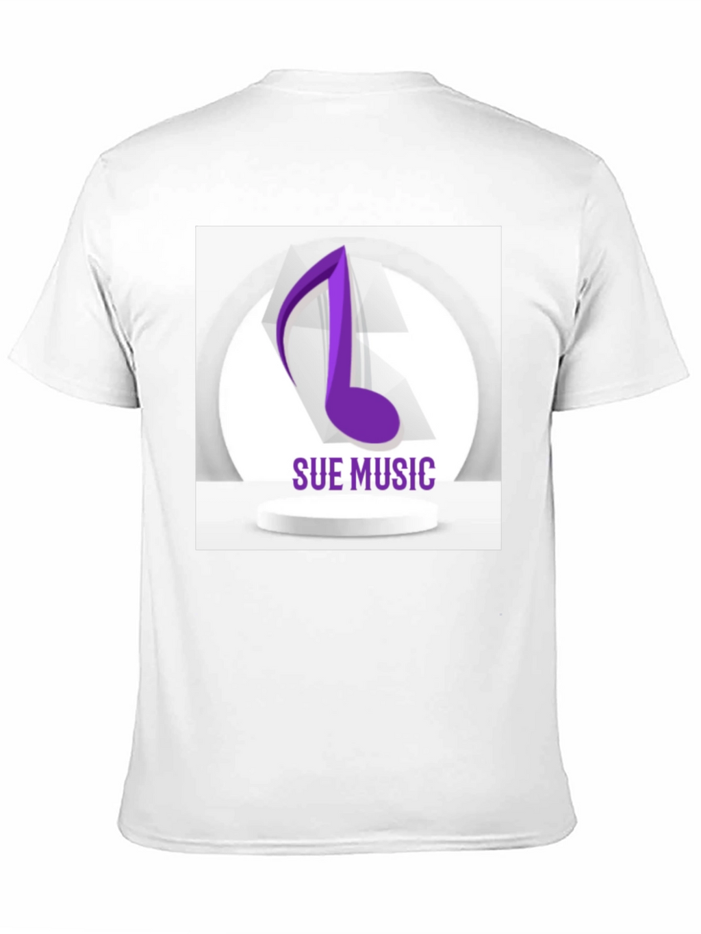 Sue Music Graphic Tee - Stylish Black Cotton T-Shirt