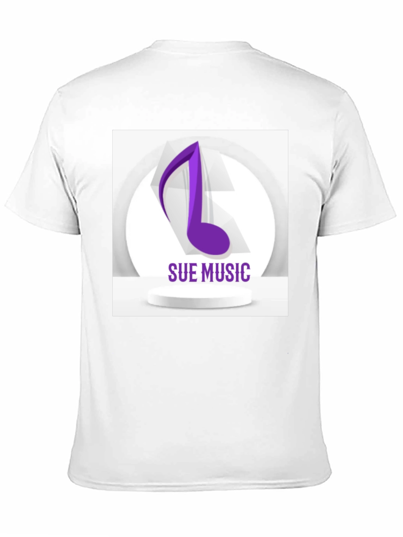 Sue Music Graphic Tee - Stylish Black Cotton T-Shirt