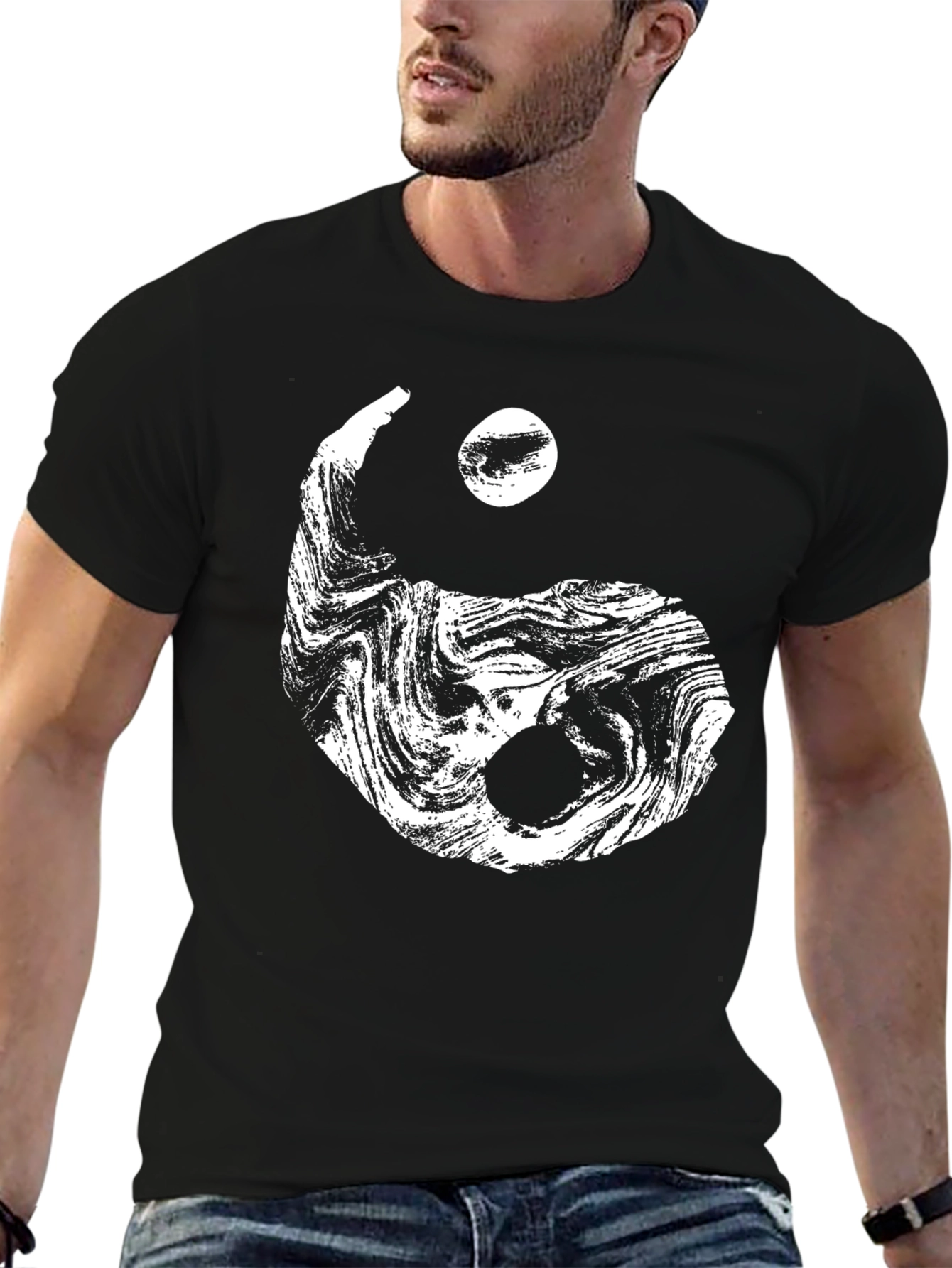 Yin Yang Graphic Tee - Balance & Style
