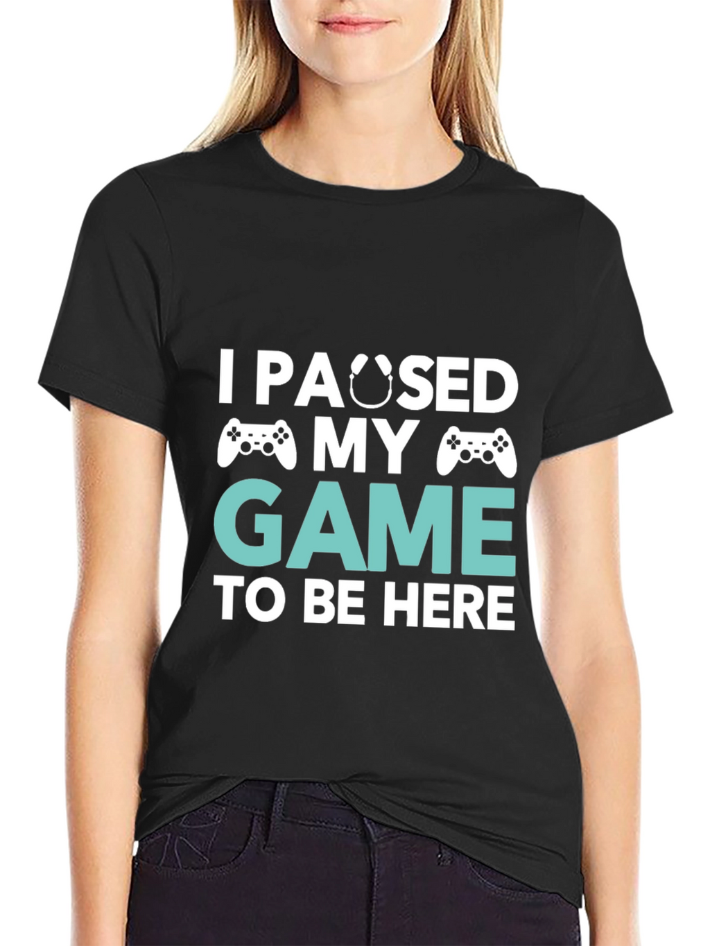Funny Gamer T-Shirt - I Paused My Game
