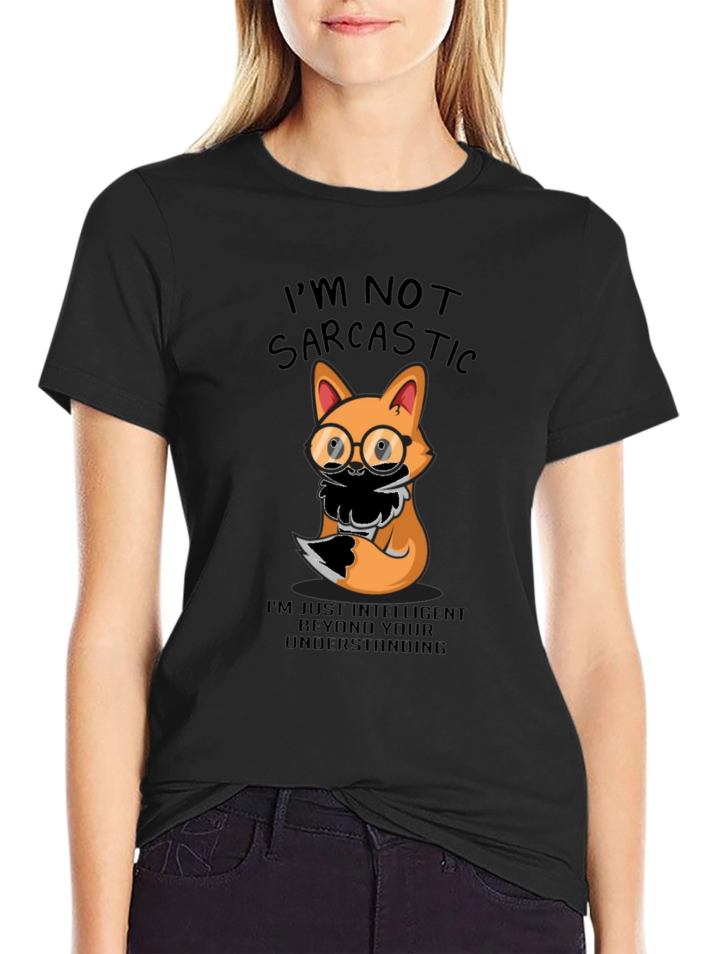 Sarcastic Fox T-Shirt - Intelligent Humor Tee