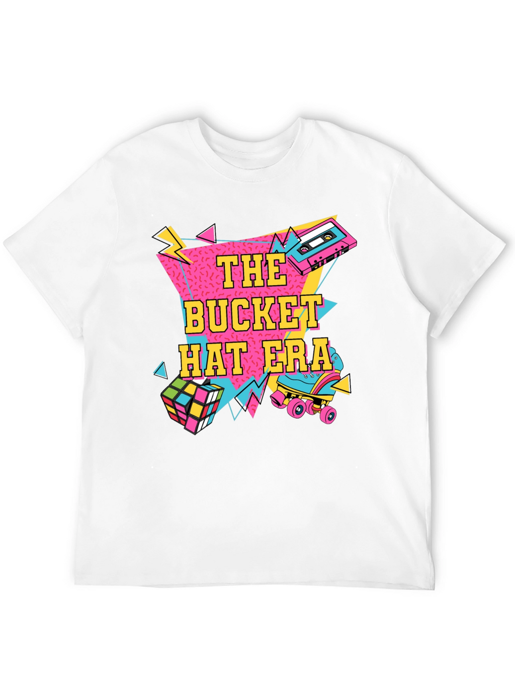Retro 80s The Bucket Hat Era Graphic Tee