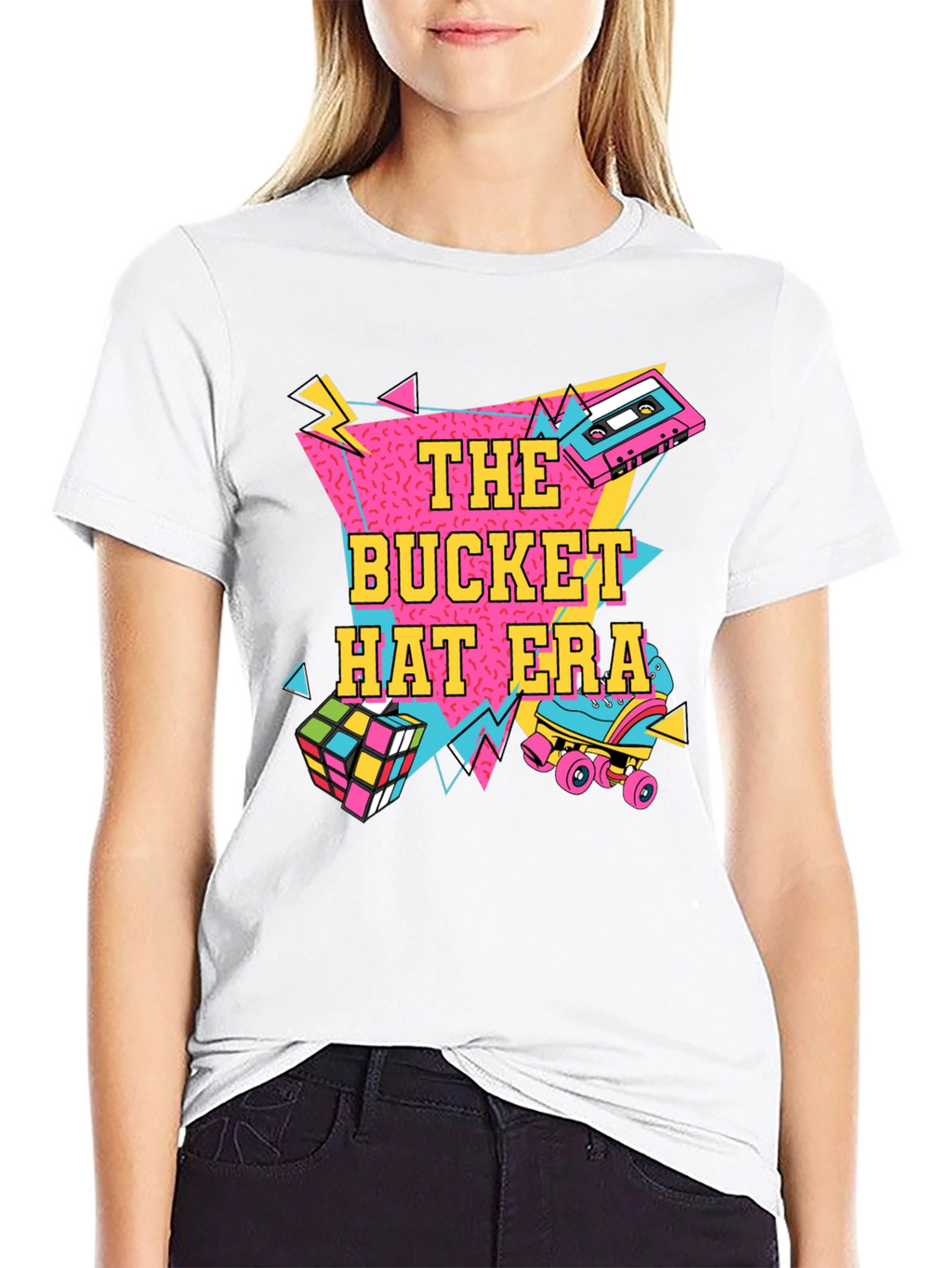 Retro 80s The Bucket Hat Era Graphic Tee