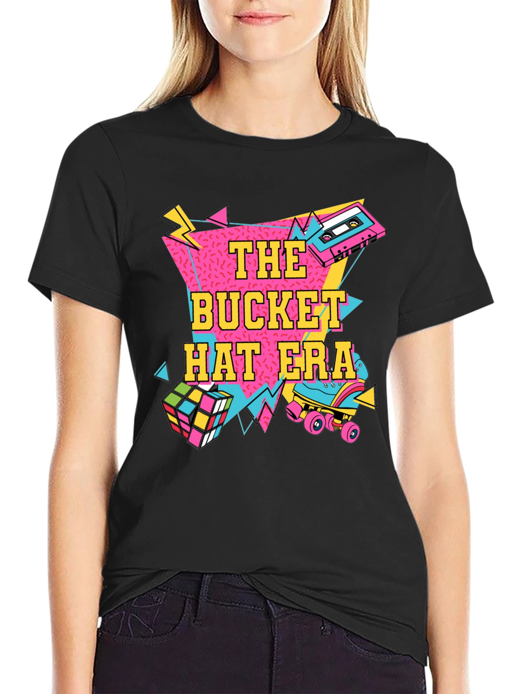 Retro 80s The Bucket Hat Era Graphic Tee