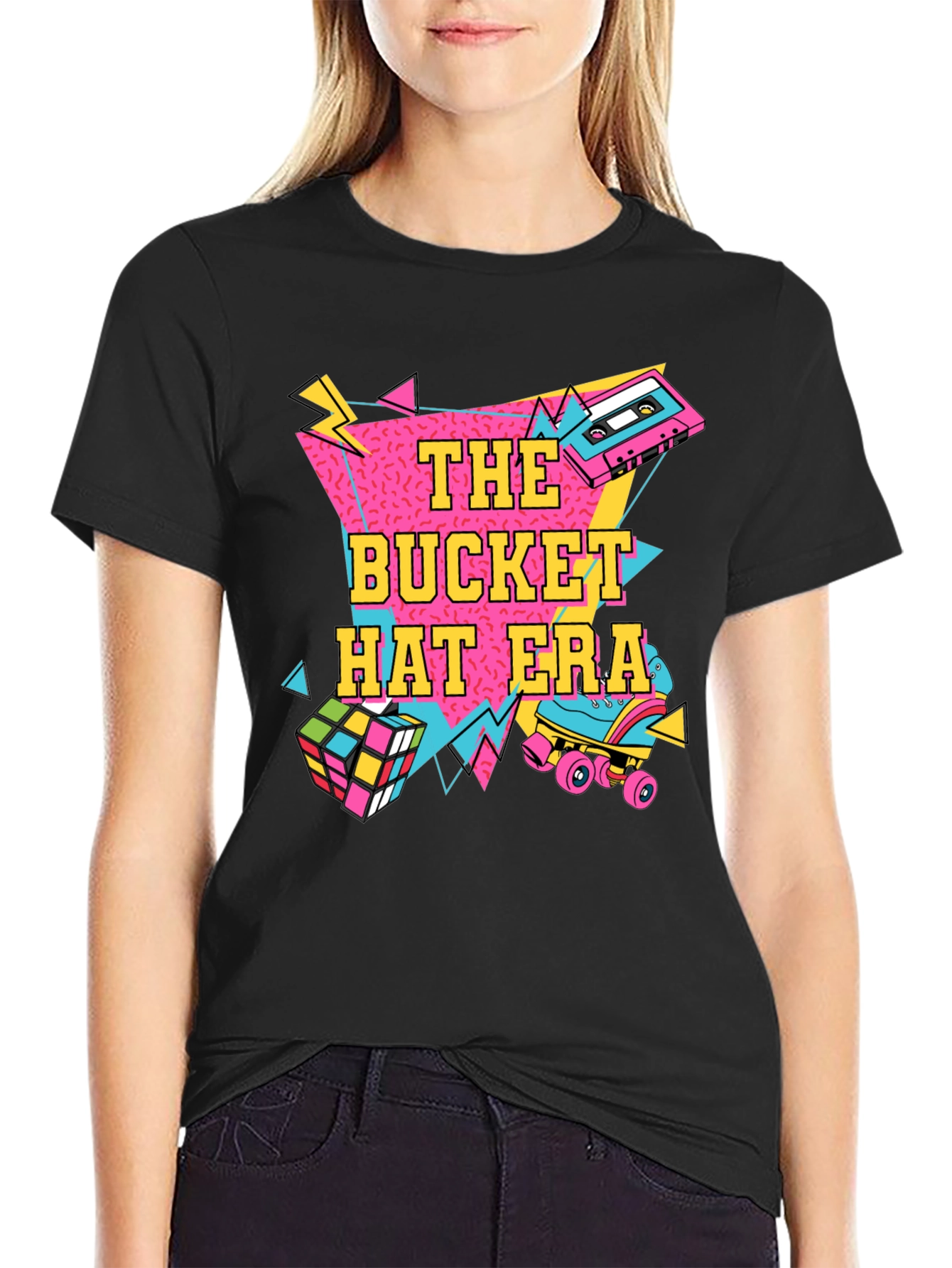Retro 80s The Bucket Hat Era Graphic Tee