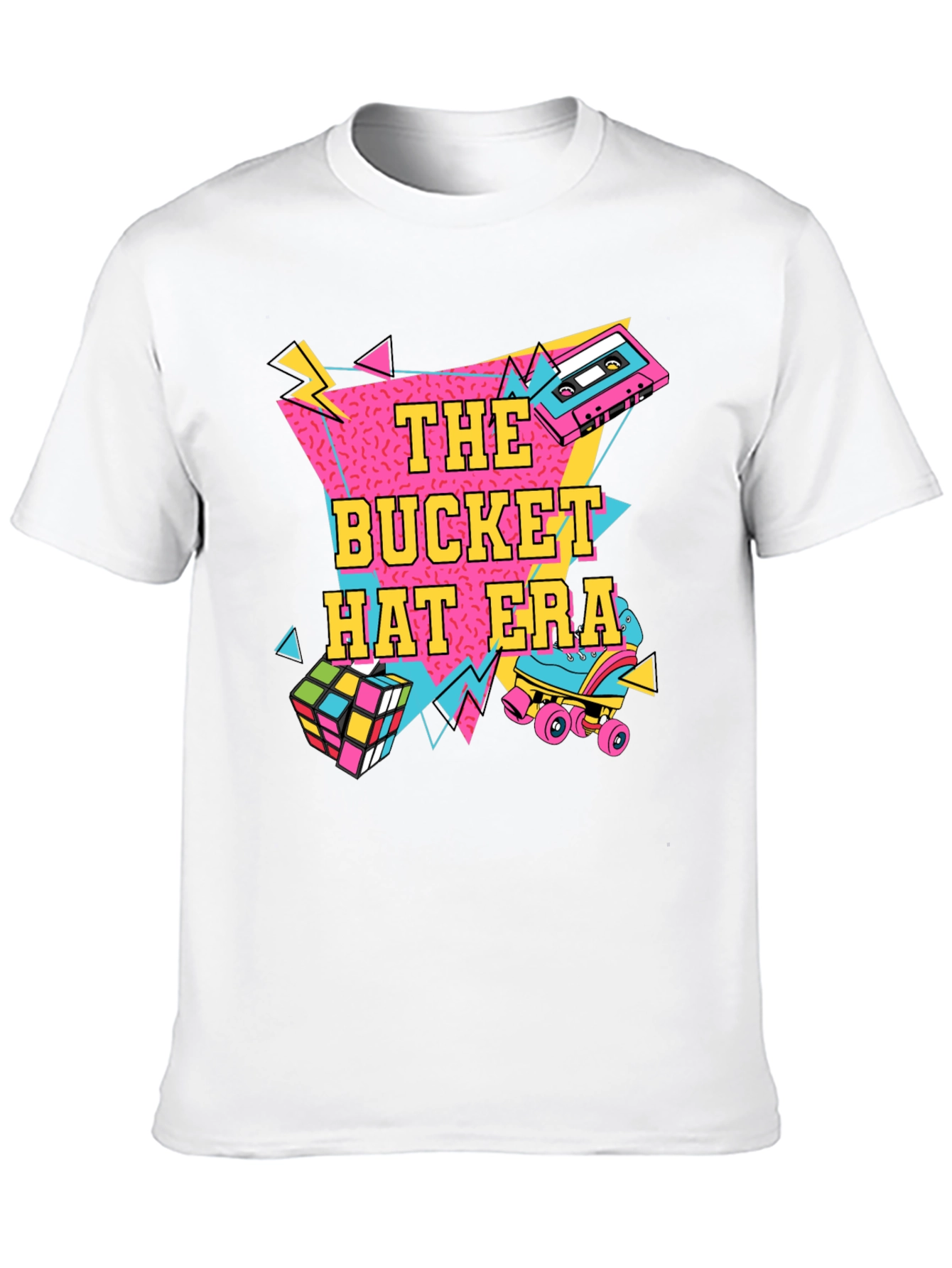 Retro 80s The Bucket Hat Era Graphic Tee