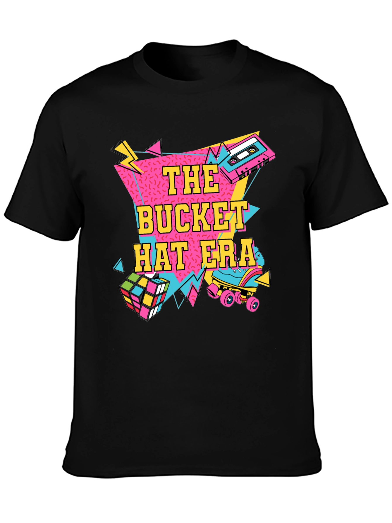 Retro 80s The Bucket Hat Era Graphic Tee
