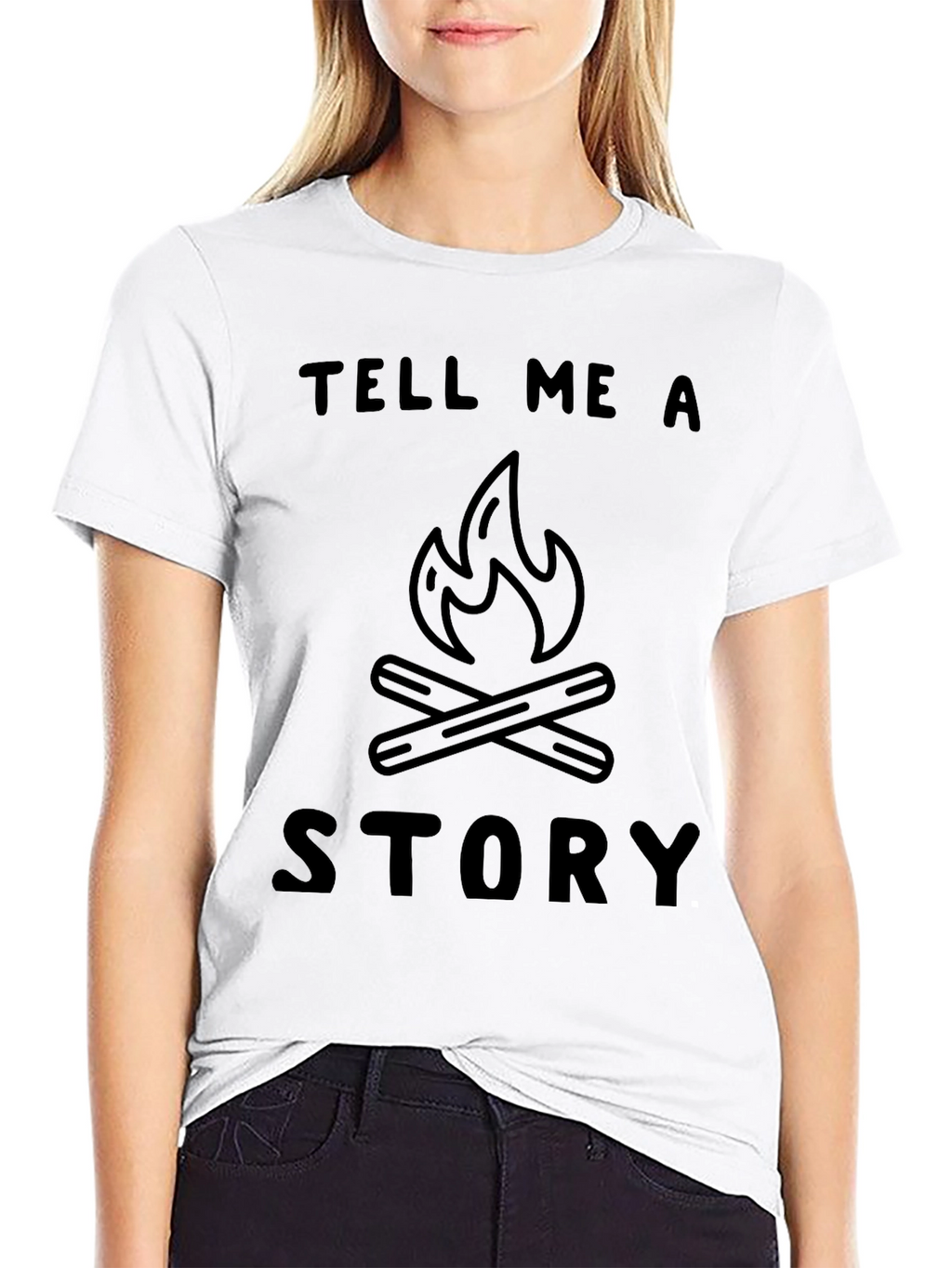 Tell Me A Story Campfire T-Shirt