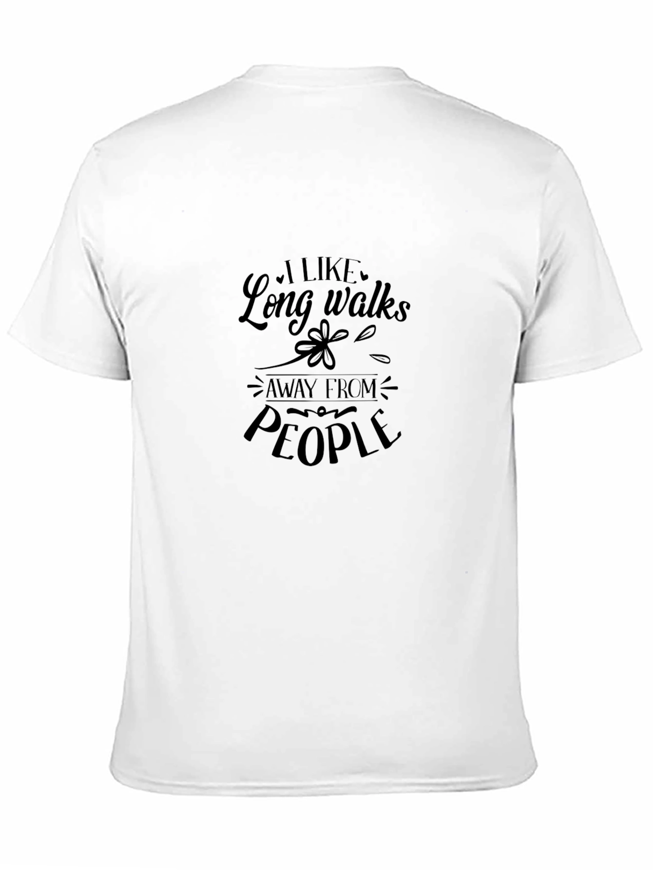 Long Walks Away From People Graphic Tee