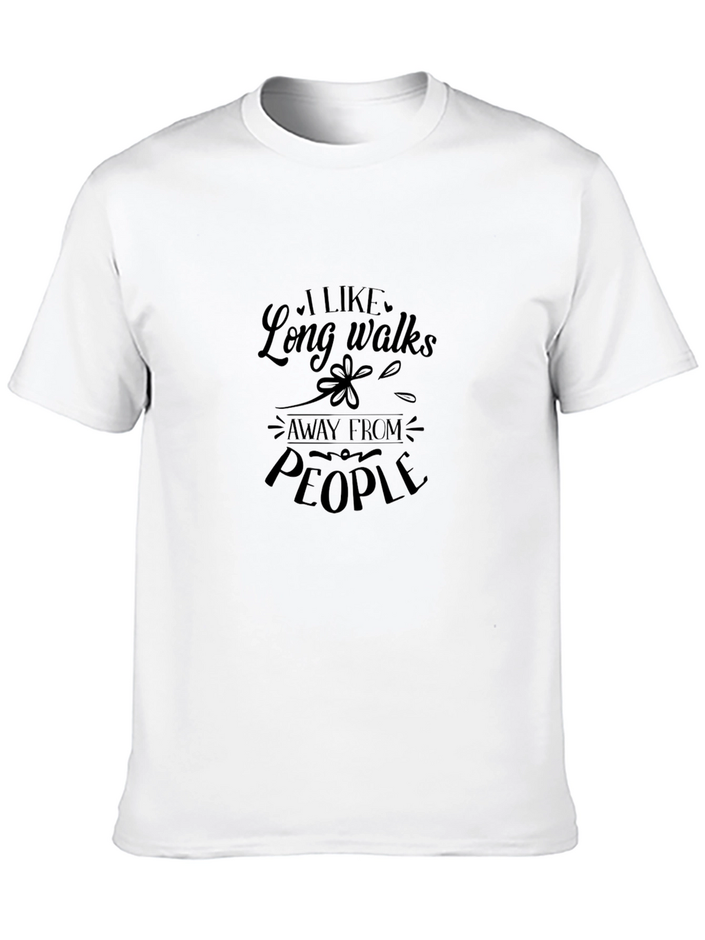 Long Walks Away From People Graphic Tee