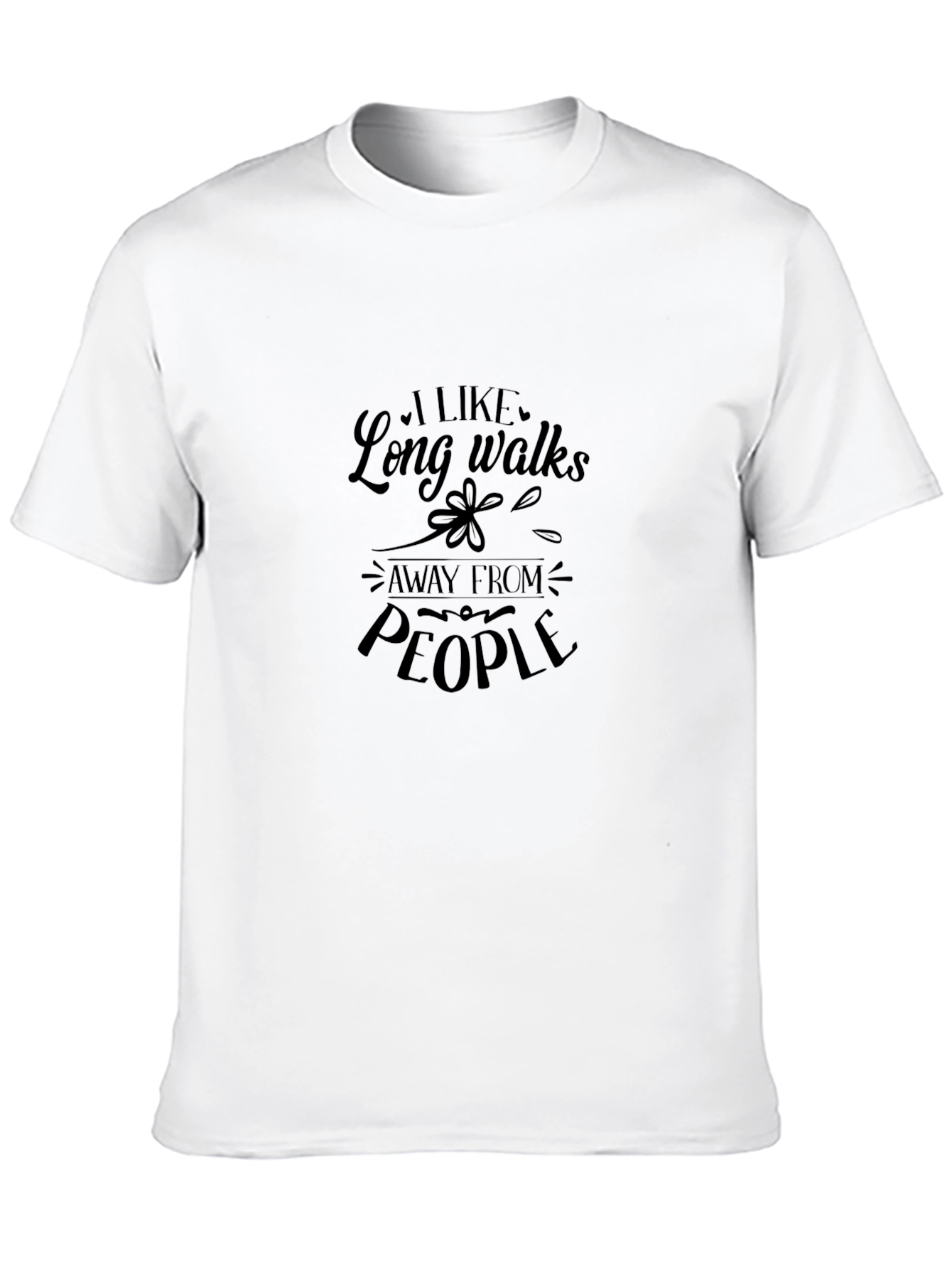 Long Walks Away From People Graphic Tee