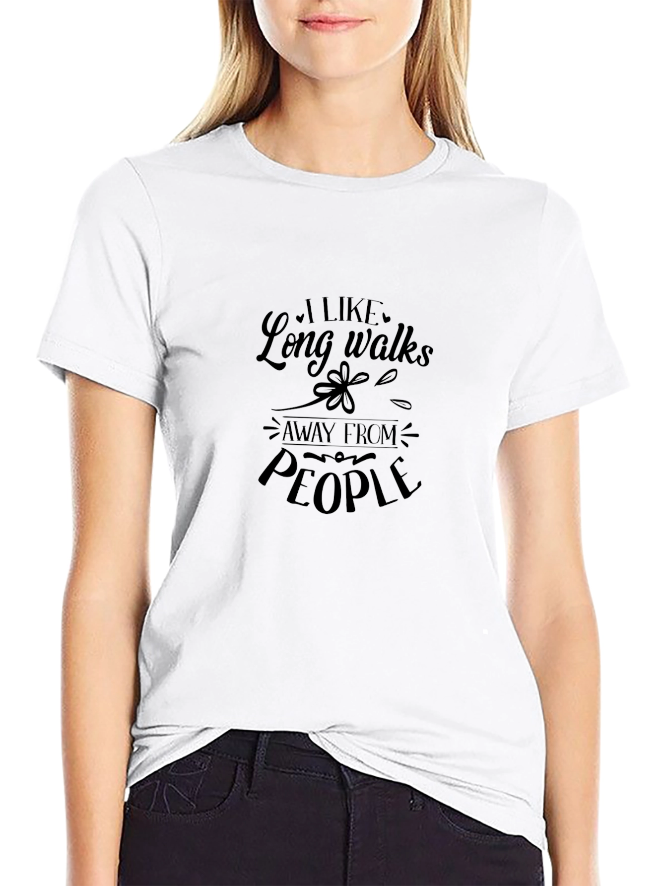 Long Walks Away From People Graphic Tee