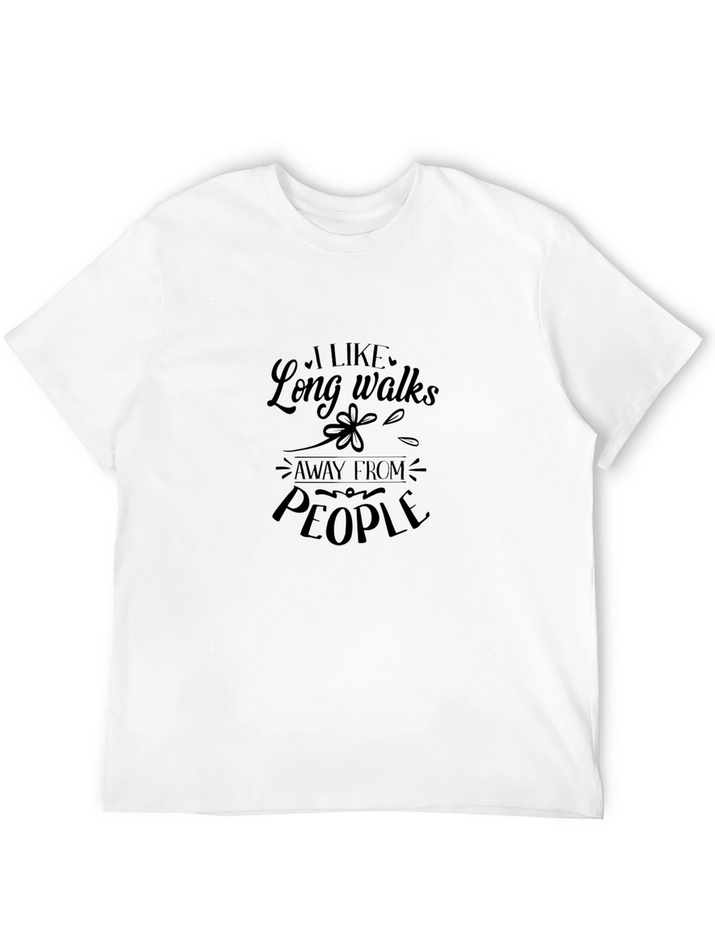 Long Walks Away From People Graphic Tee