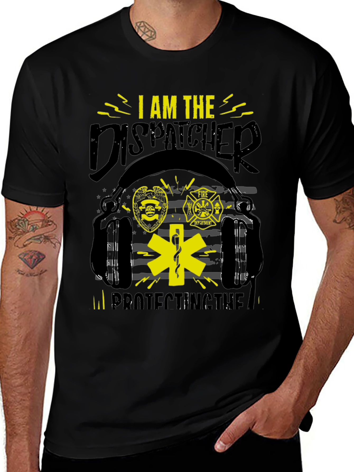 Dispatcher T-Shirt: Protecting the Line