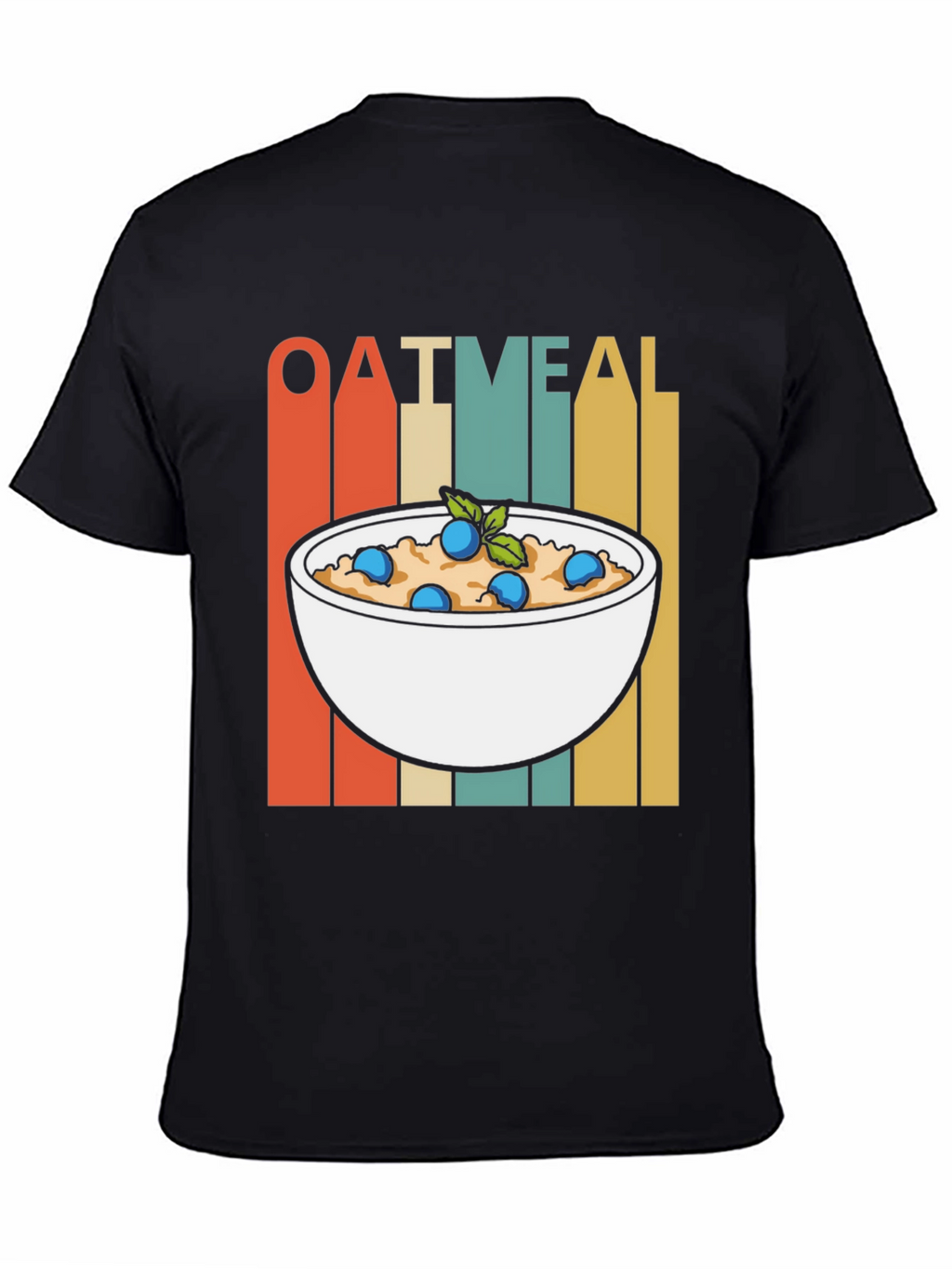 Retro Oatmeal T-Shirt - Breakfast Lover Tee