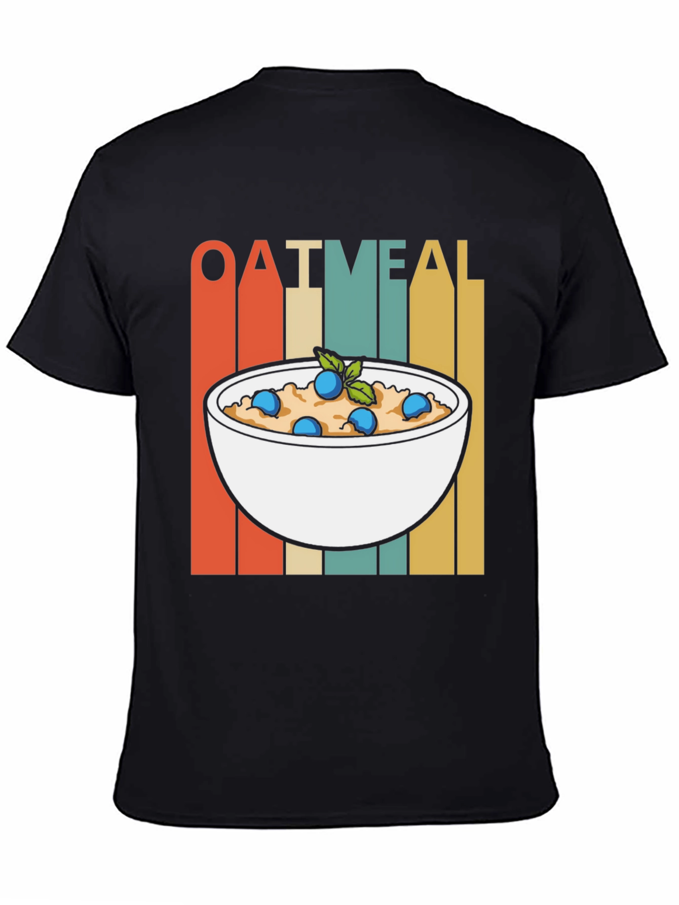 Retro Oatmeal T-Shirt - Breakfast Lover Tee