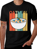 Retro Oatmeal T-Shirt - Breakfast Lover Tee