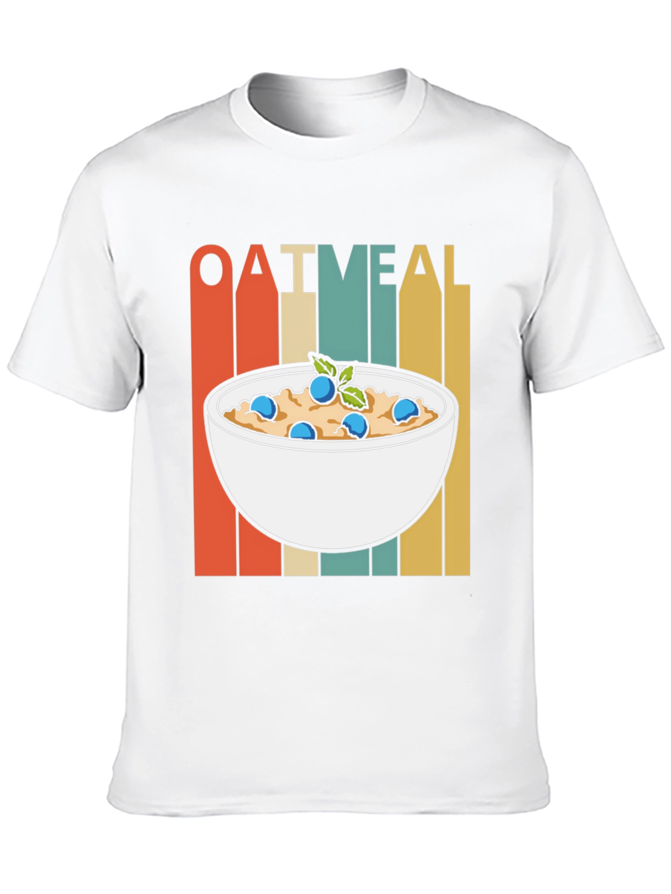 Retro Oatmeal T-Shirt - Breakfast Lover Tee