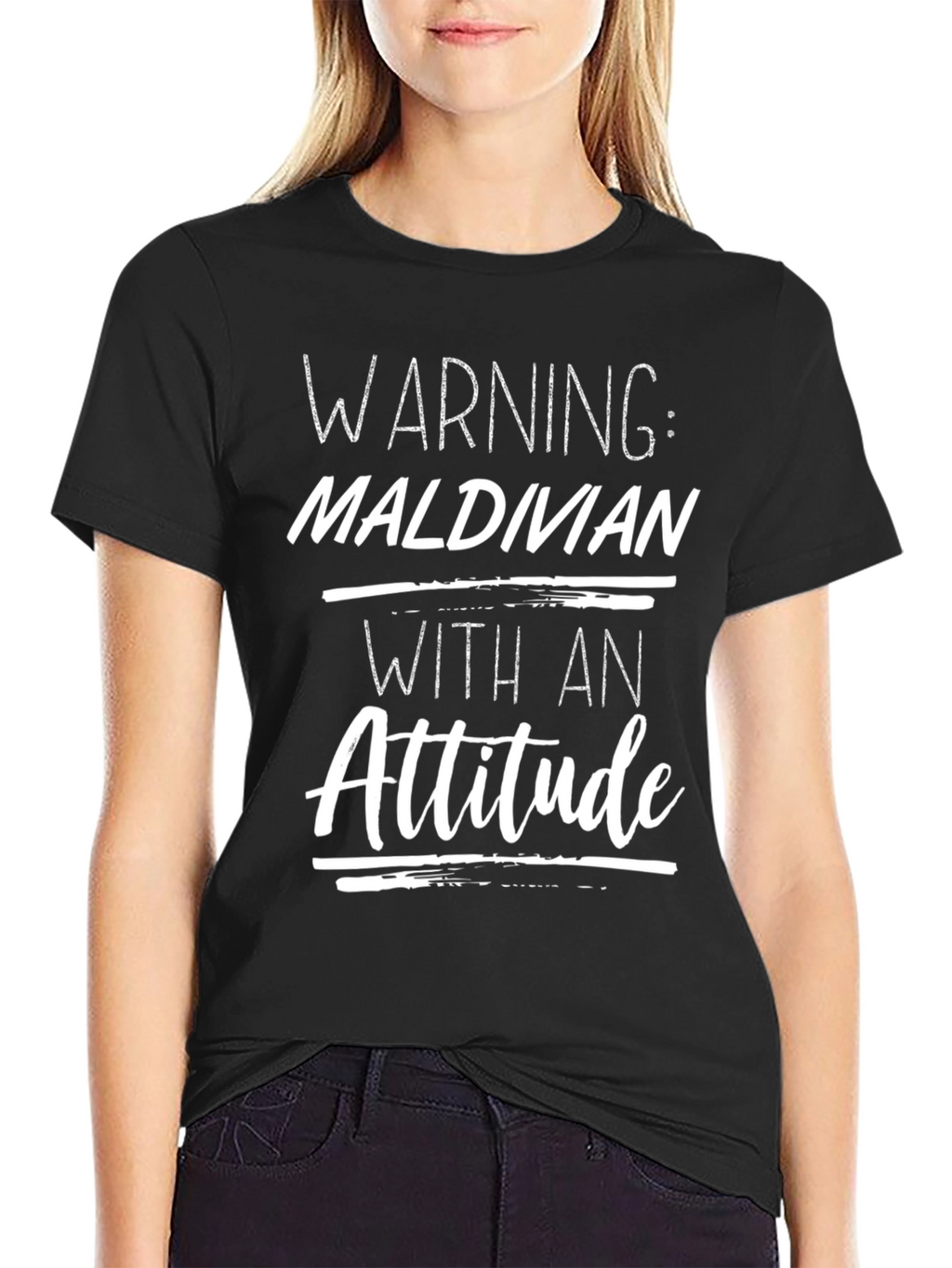 Warning: Maldivian With An Attitude T-Shirt