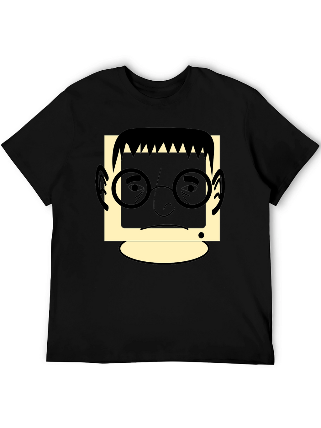 Retro Geek T-Shirt - Black