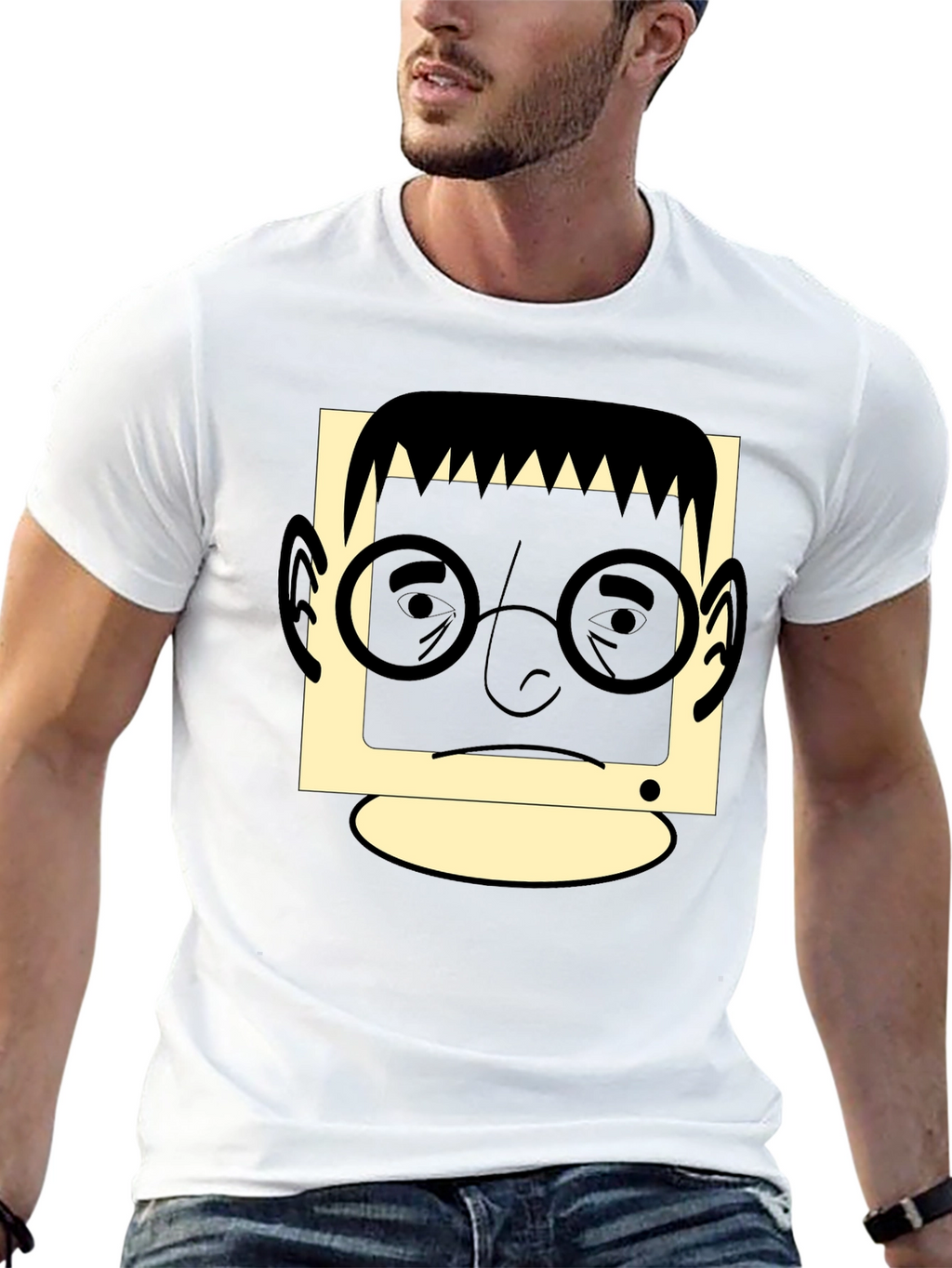 Retro Geek T-Shirt - Black