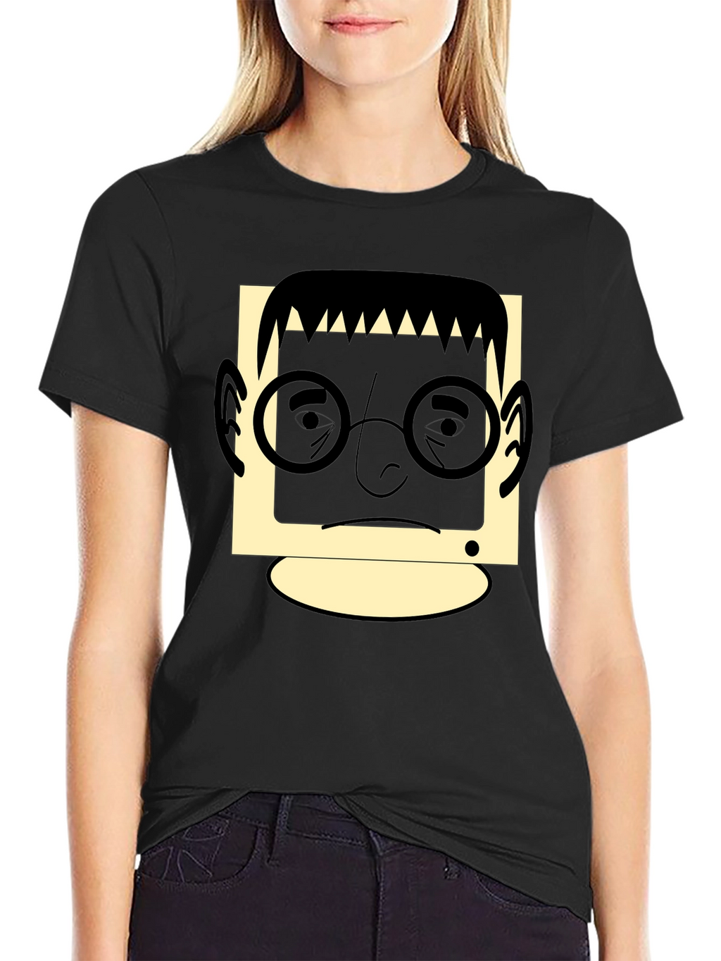 Retro Geek T-Shirt - Black