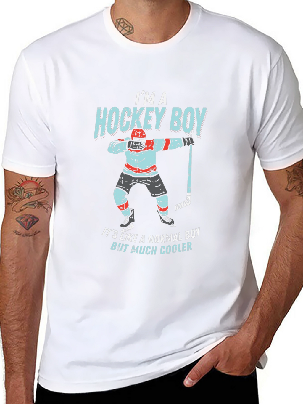 Im A Hockey Boy Graphic Tee