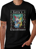 Santas Favorite Glassblower Ugly Christmas Sweater T-Shirt