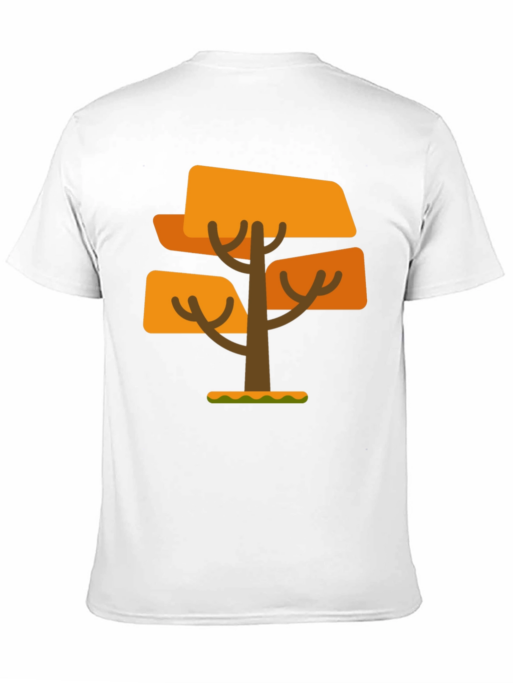 Geometric Tree Graphic Tee - Mens Black T-Shirt