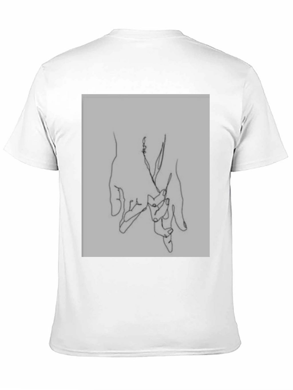 Minimalist Hand Holding Graphic Tee