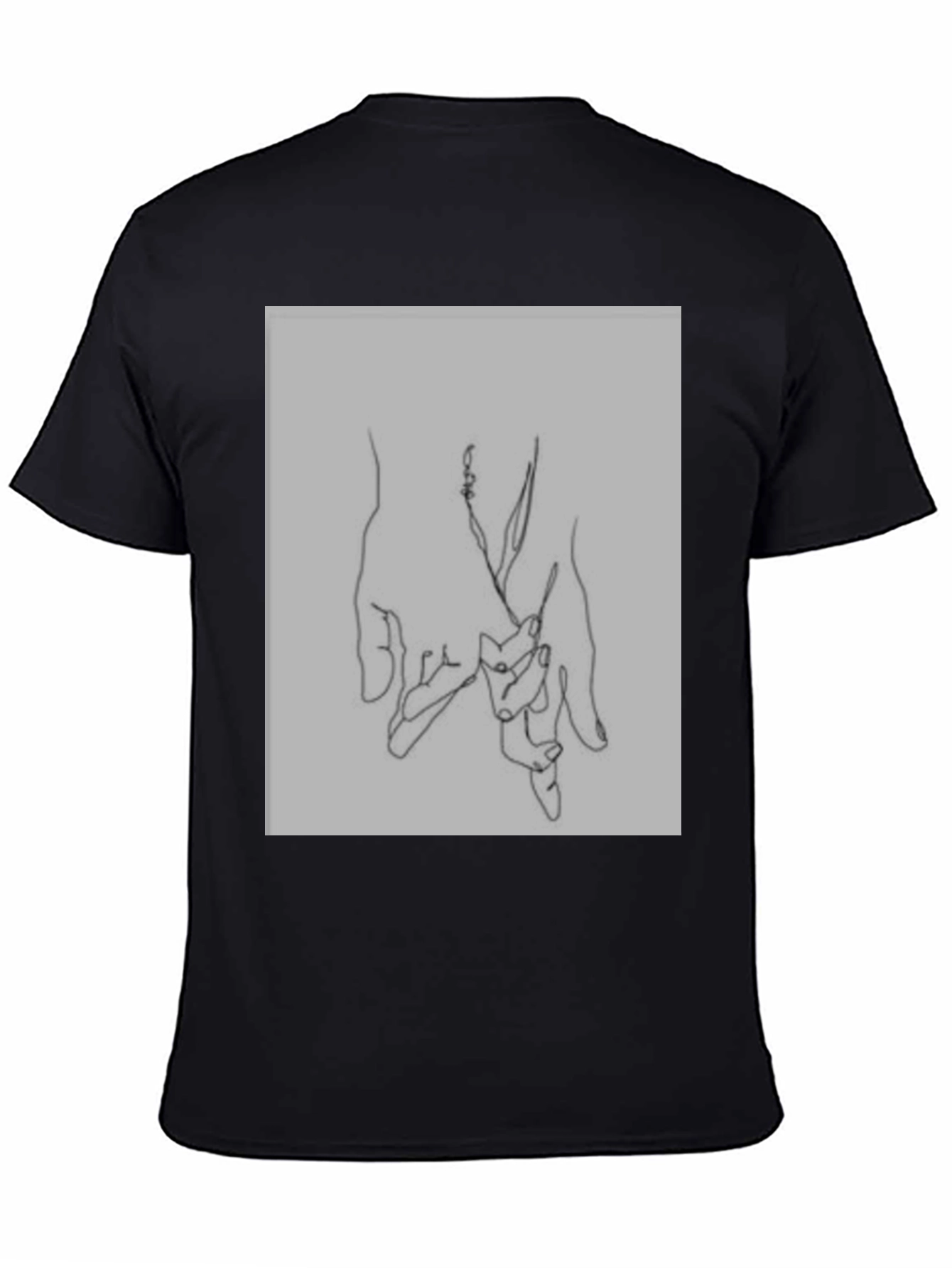 Minimalist Hand Holding Graphic Tee
