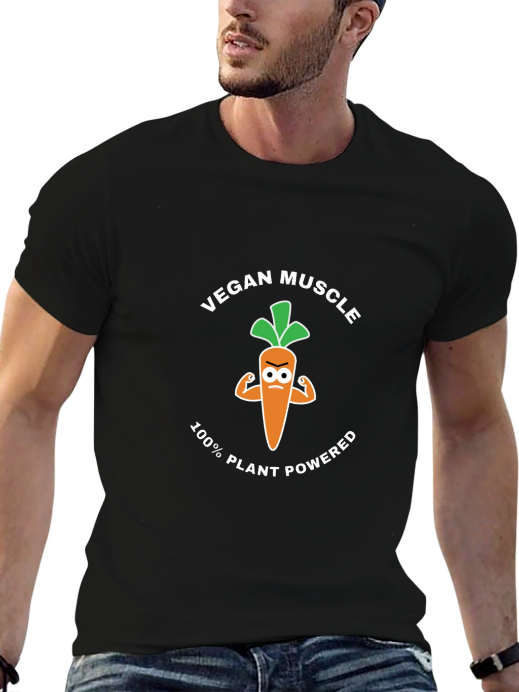 Vegan Muscle Plant Powered T-Shirt