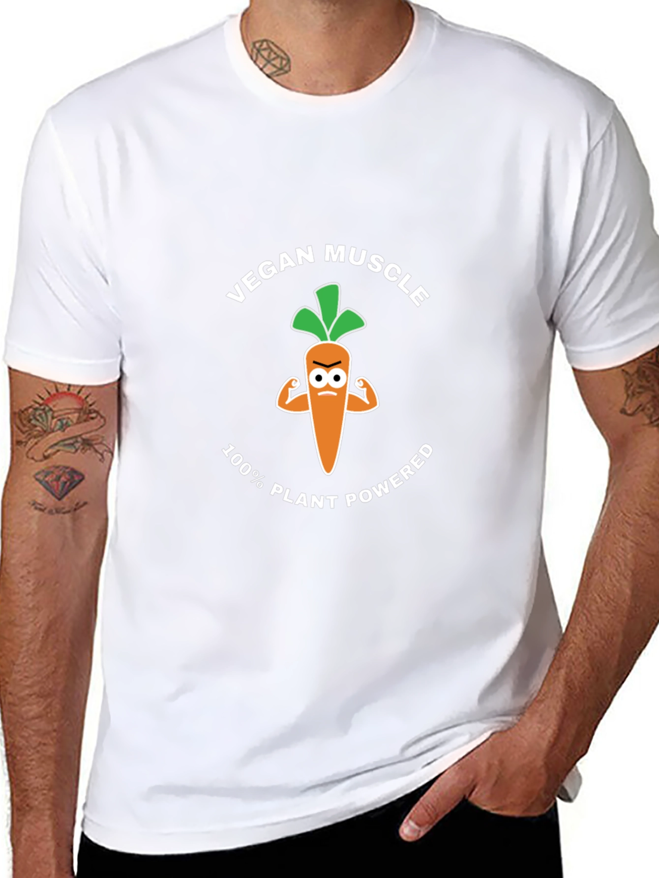 Vegan Muscle Plant Powered T-Shirt