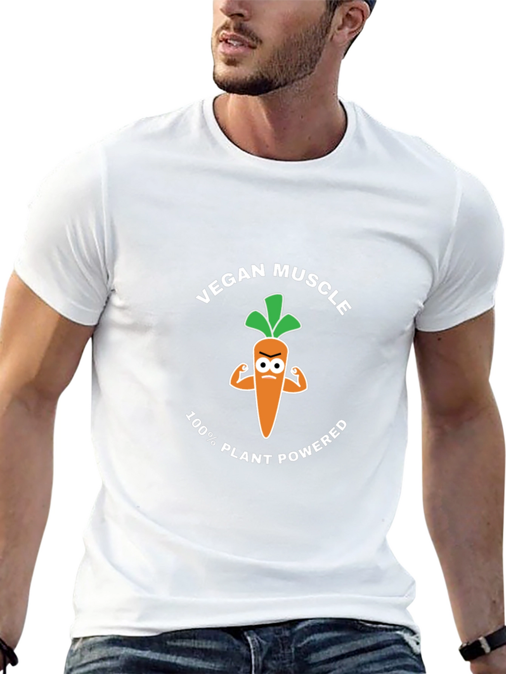 Vegan Muscle Plant Powered T-Shirt