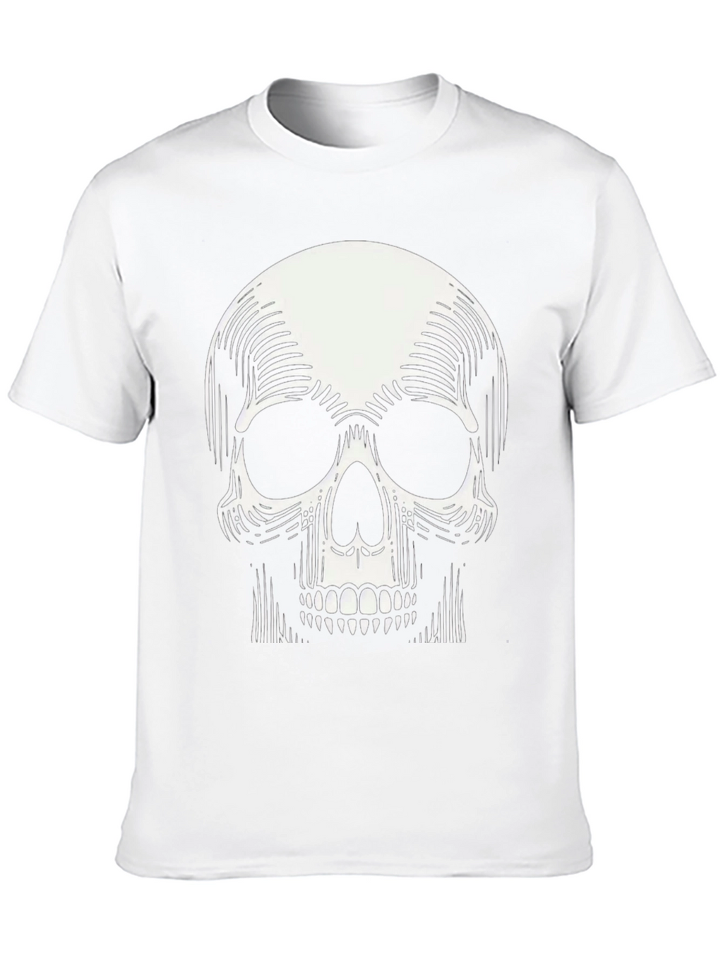 Skull Graphic Print Tee - Modern Design
