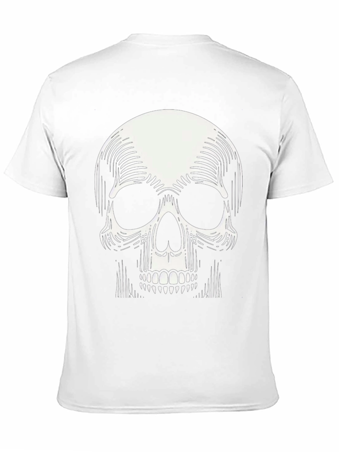 Skull Graphic Print Tee - Modern Design