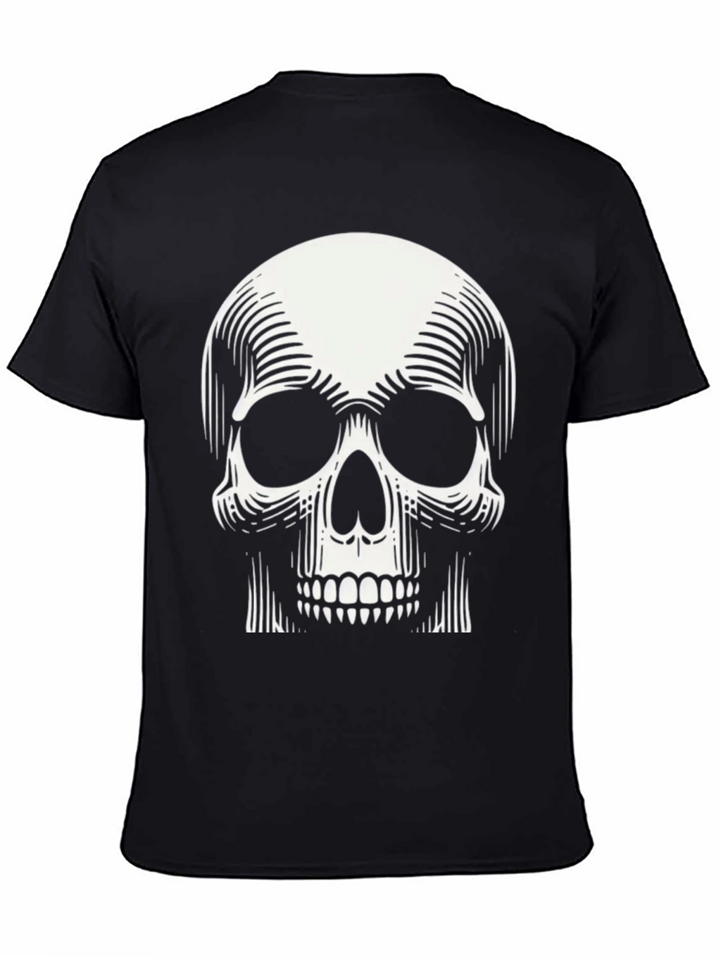 Skull Graphic Print Tee - Modern Design