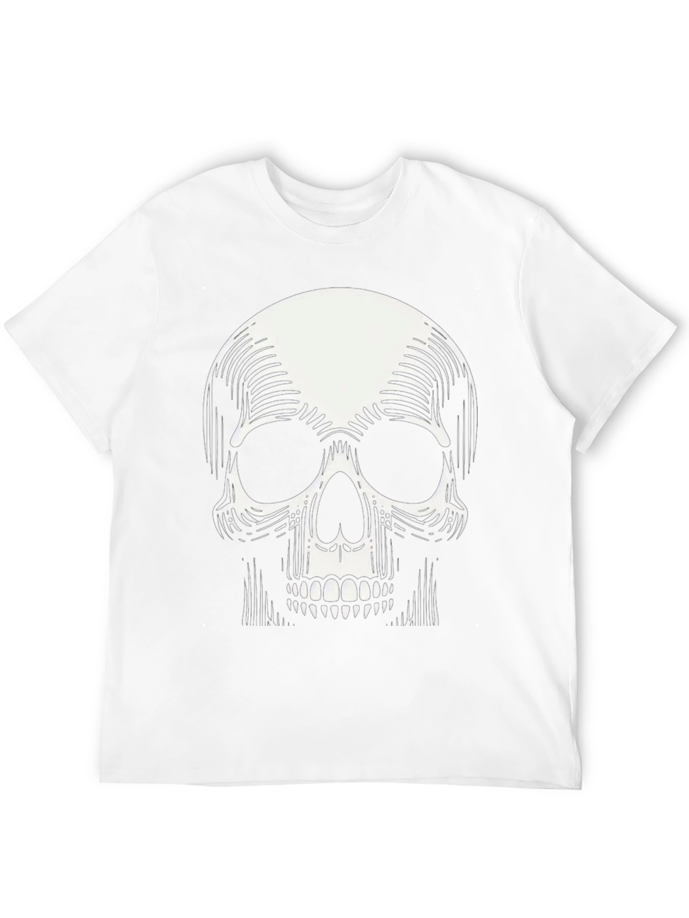 Skull Graphic Print Tee - Modern Design