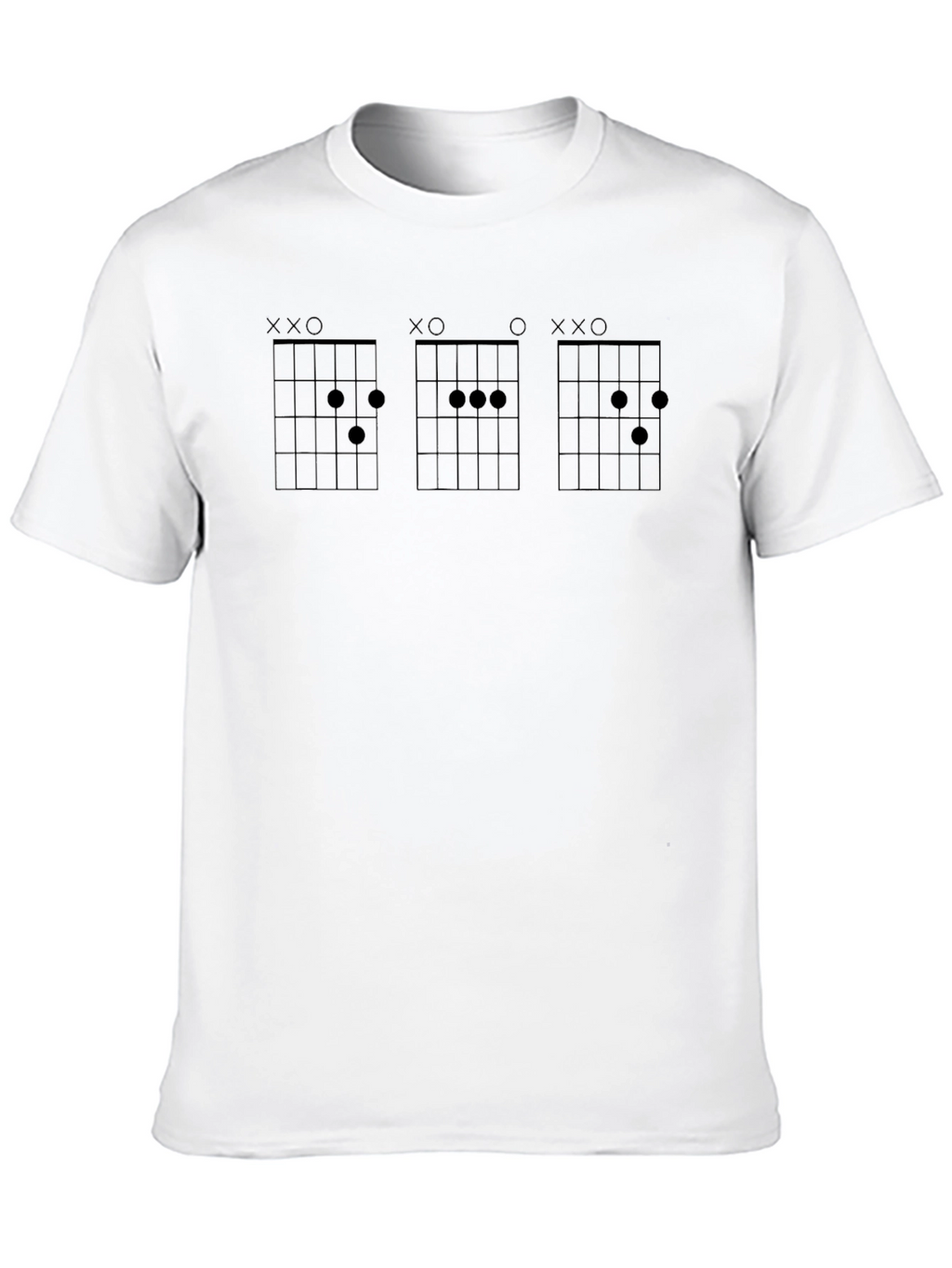 Guitar Chords Graphic Tee - Musician Style