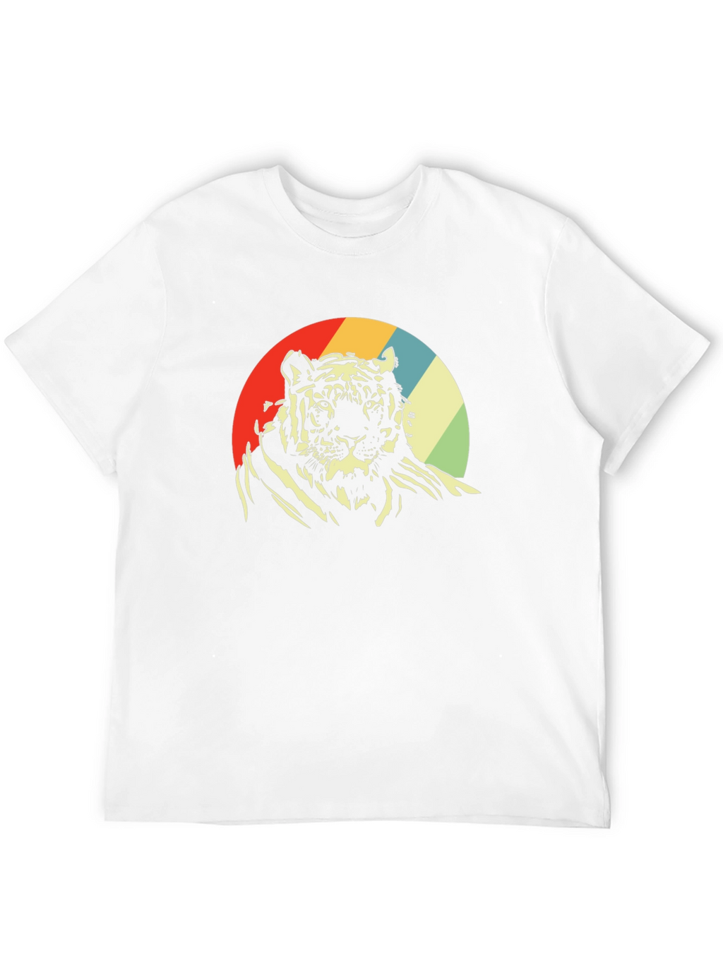 Retro Tiger Graphic Tee - Classic Style