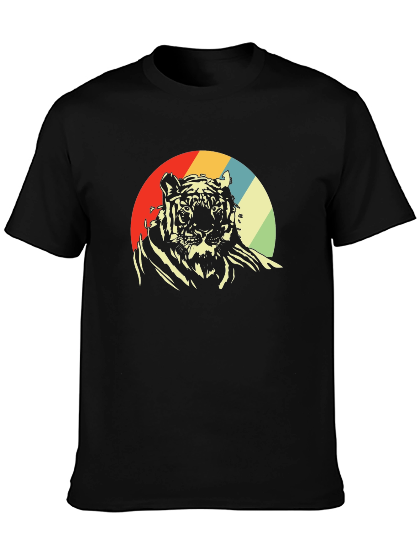 Retro Tiger Graphic Tee - Classic Style