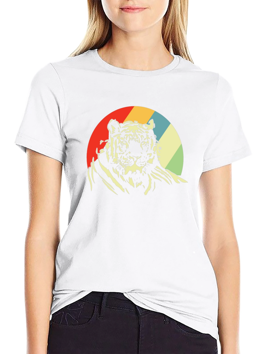 Retro Tiger Graphic Tee - Classic Style