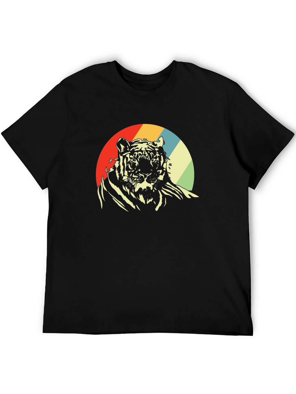 Retro Tiger Graphic Tee - Classic Style