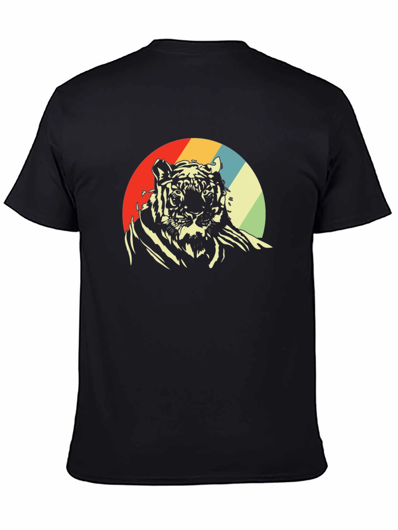 Retro Tiger Graphic Tee - Classic Style