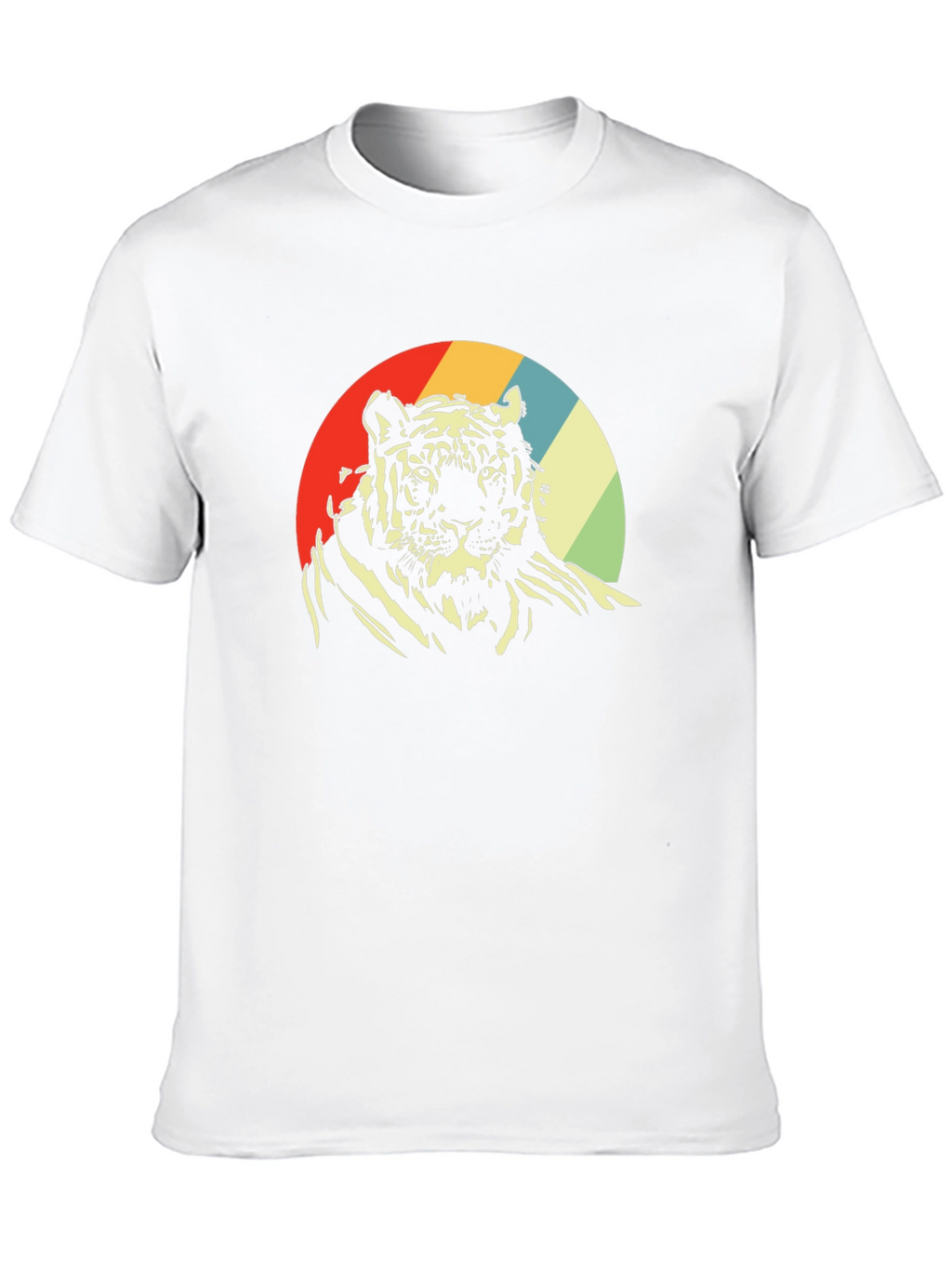 Retro Tiger Graphic Tee - Classic Style