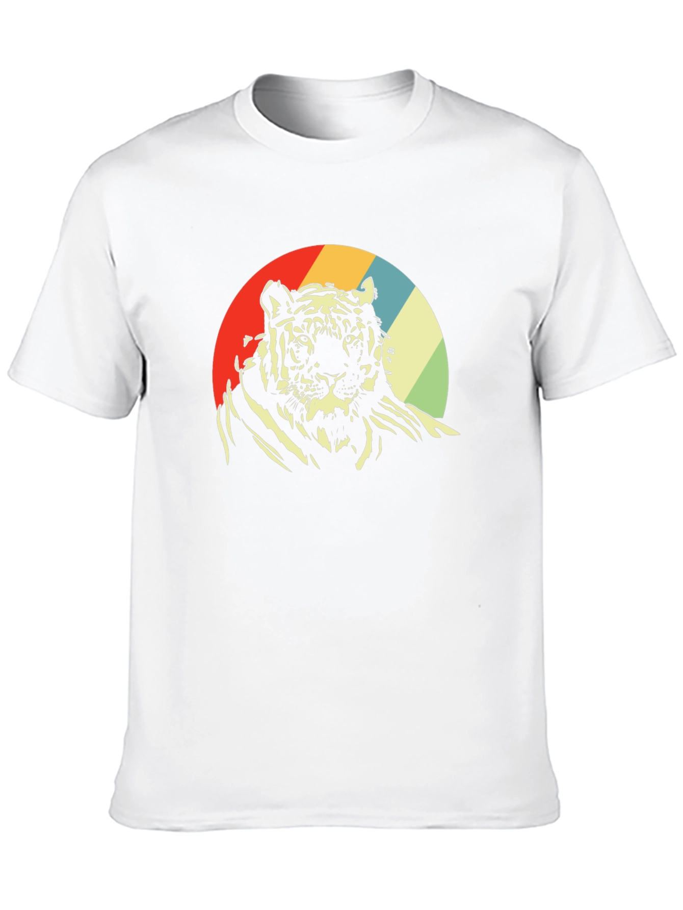 Retro Tiger Graphic Tee - Classic Style